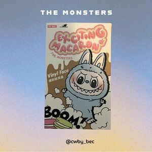 Authentic Labubu Vinyl Face Doll | Exciting Macaron Series | Pop Mart